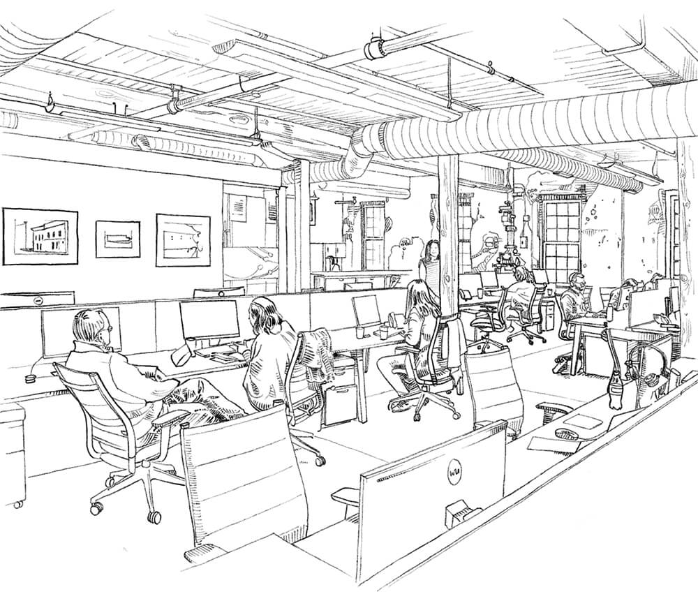 Illustration of the BioVid workspace
